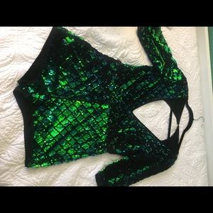 Mermaid Vegas Romper. Size L